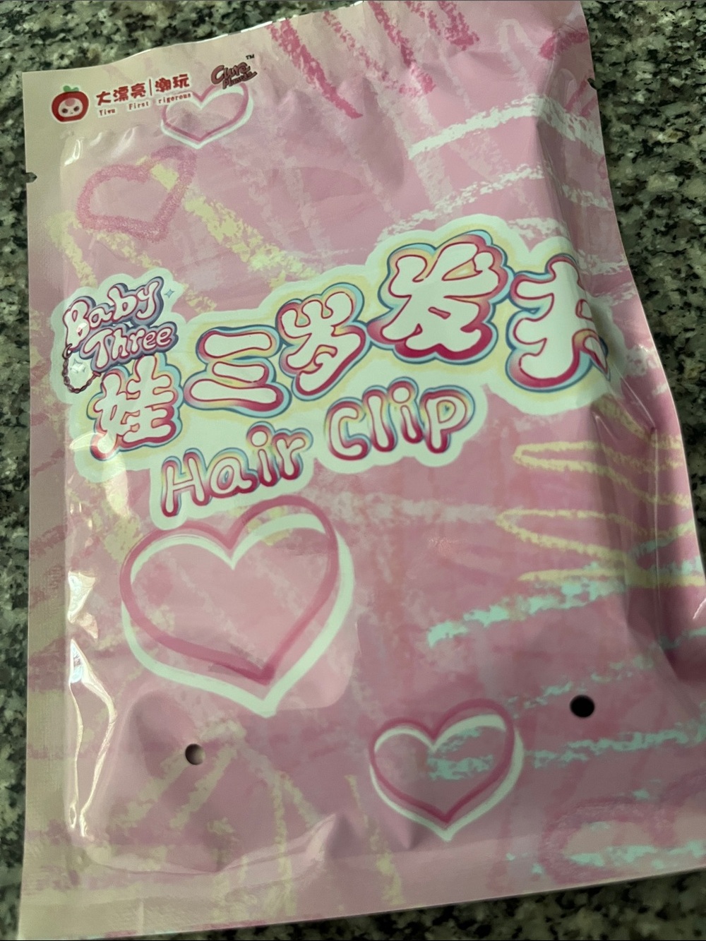 ‘Baby Three' Hair Clip Pack